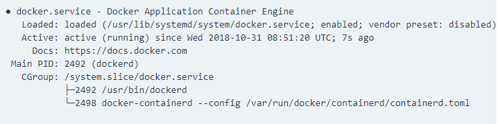 Docker Service Status - Dockeril.net