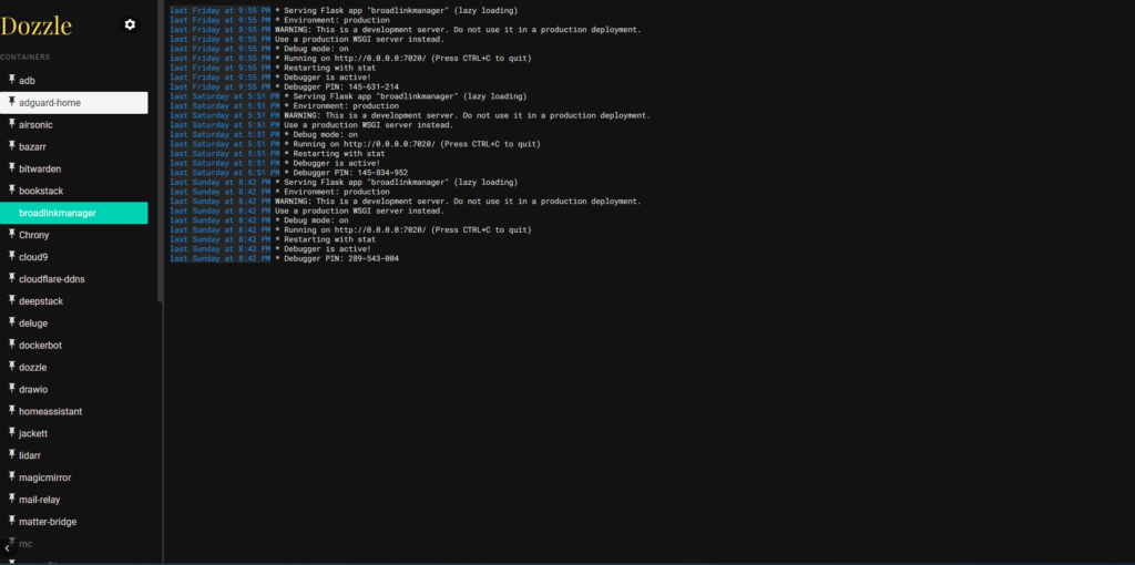 Dozzle - Log viewer for Docker
